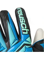 Reusch Attrakt RE:GRIP NC brankářské rukavice černo-modré 5670535 7272