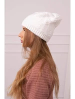 Dámská čepice Lorena K377 bílá