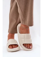 Pěnové Dámské Sandały LEE MAYA SLIDER WOMEN LOW 50251016 Béžové