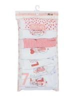 Spodní kalhotky BR MT 11444 3 bílé a červené Spodní kalhotky BR MT 11444 3 bílé a červené