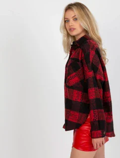 Košile DN KS 3990.95P černá a červená