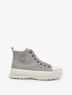 Zateplené Dámské Tenisky Na Platformě Big Star Šedé