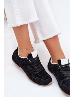 Dámské Sportovní Boty Z Eko Semiše Černé Dorella