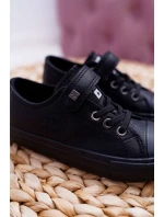 Dětské Kožené Tenisky BIG STAR EE374034 Černé