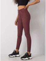 Kalhoty EM SP F663.50P bordó