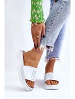 Dámské pantofle Big Star - bílé