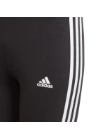 Dívčí legíny Essentials 3 Stripes GN4046 Černá s bílou - Adidas