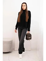 Dámský svetr 2020.17 černý - Kesi