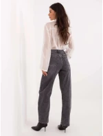 Šedé dámské džínové kalhoty typu balloon fit Goodlookin (RE3222)