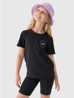 Dívčí tričko s potiskem 4F Junior 4FJRAW24TTSHF2276-20S