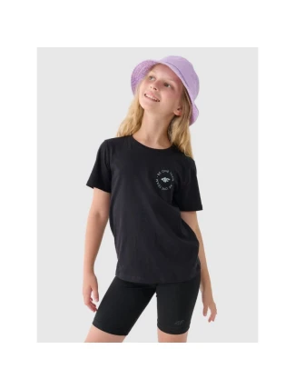 Dívčí tričko s potiskem 4F Junior 4FJRAW24TTSHF2276-20S