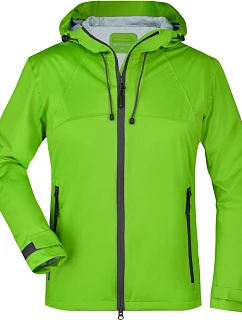 Daiber JN 1097 Dámská 3-vrstvá softshellová bunda 02.1097 spring green/iron grey