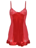 Dámská košilka Calla Červená - DKaren Dámská košilka Calla Červená - DKaren