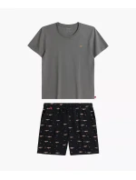 Pánské pyžamo Atlantic NMP-384 v plné délce S-2XL