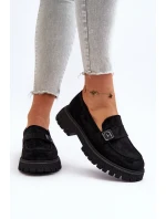 Dámské mokasíny s černým páskem Flanila Dámské mokasíny s černým páskem Flanila