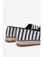 Pánské Espadrilky Z Textilu S Pásky Tmavě Modré Kerenz