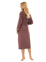 L&L 2506 dlouhý dámský župan z viskózy M-2XL