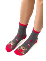 Dámské ponožky Steven art.136 Srdce