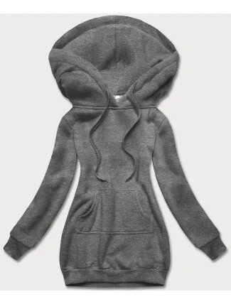 Tmavě šedá dámská klokaní mikina (YS10003-5) Tmavě šedá dámská klokaní mikina (YS10003-5)