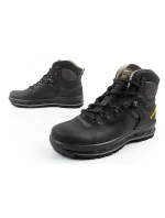 Grisport Nero pánské trekové boty kožené nepromokavé kotníkové boty