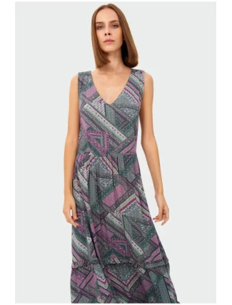 Dámské maxi šaty GPS20SUK809 - Greenpoint Dámské maxi šaty GPS20SUK809 - Greenpoint