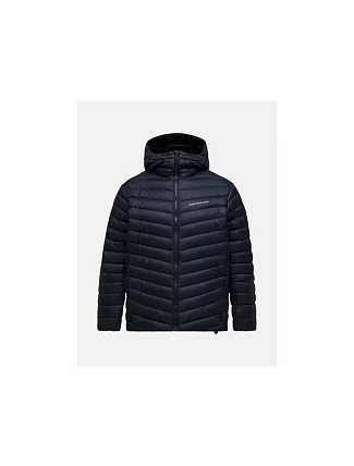 Bunda PEAK PERFORMANCE M Frost Down Hood Jacket, černá Bunda PEAK PERFORMANCE M Frost Down Hood Jacket, černá