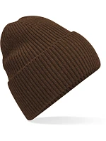 Beechfield B 384R Dlouhá pletená čepice s manžetou 53.384R walnut