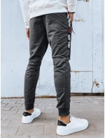 Pánské tmavě šedé tepláky FashionStreet UX4271