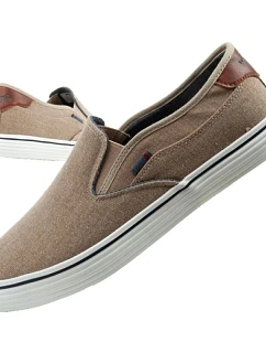 Pánská sportovní obuv Wrangler Calypso trainers Slip-On brown comfortable