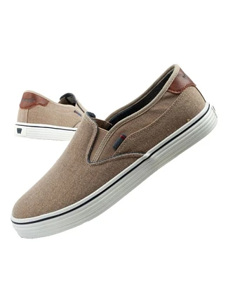 Pánská sportovní obuv Wrangler Calypso trainers Slip-On brown comfortable