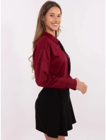 Košile DHJ KS 9213.86 bordó Košile DHJ KS 9213.86 bordó