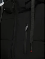 Pánská prošívaná zimní bunda s kapucí černá FashionStreet TX5117