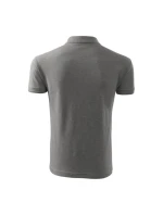 Pánské tričko Pique Polo Free (tmavě šedý melír) Pánské tričko Pique Polo Free (tmavě šedý melír)