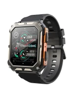 Pánské chytré hodinky Rubicon RNCF27 BLACK/ORANGE Pánské chytré hodinky Rubicon RNCF27 BLACK/ORANGE