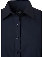 Daiber JN 677 Popelínová halenka s dlouhým rukávem 02.0677 black