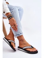 Dámské žabky na platformě Big Star LL274781 Černá