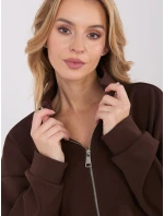 Mikina SM BL A1562.33 tmavě hnědá