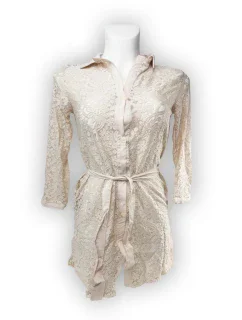 Dámský plážový župan B033 béžový - Selmark