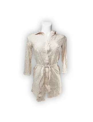 Dámský plážový župan B033 béžový - Selmark Dámský plážový župan B033 béžový - Selmark