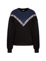 KARL LAGERFELD DÁMSKÁ DVOUBAREVNÁ MIKINA S LOGEM