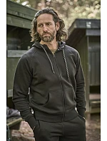 Tee Jays TJ 5435 Pánská mikina s kapucí 18.5435 dark grey