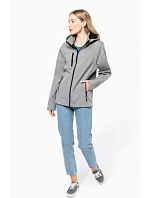 Kariban K 422 Unisex 3-vrstvá softshellová bunda s kapucí 20.K422 black