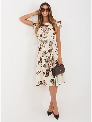 Šaty IR SK SD1457 2.85 hnědá