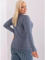 PM SW PM1020 Svetr.12P šedá modrá PM SW PM1020 Svetr.12P šedá modrá