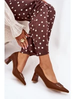 Lodičky na sloupku model 216023 Step in style