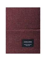 Jack & Jones Jacdna Beanie Noos M 12092815 burgundy pánské