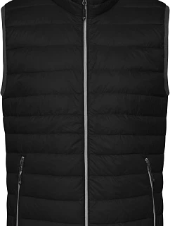 Daiber JN 1138 Pánská péřová vesta 02.1138 black/silver