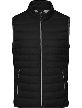 Daiber JN 1138 Pánská péřová vesta 02.1138 black/silver Daiber JN 1138 Pánská péřová vesta 02.1138 black/silver