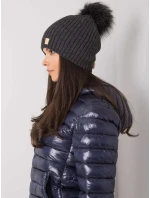 Dámská čepice.30 tmavě šedá