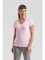 Fruit of the Loom Lady-Fit Valueweight V-Neck T Dámské tričko s výstřihem do V 16.1398 white Fruit of the Loom Lady-Fit Valueweight V-Neck T Dámské tričko s výstřihem do V 16.1398 white